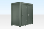 1+1 Double Mains Toilet 8Ft x 5Ft (Bottle Green)
