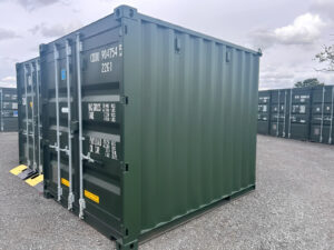 10Ft X 8Ft Shipping Container (One Trip) – Green