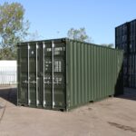 20Ft Shipping Container (One Trip) – Dark Green