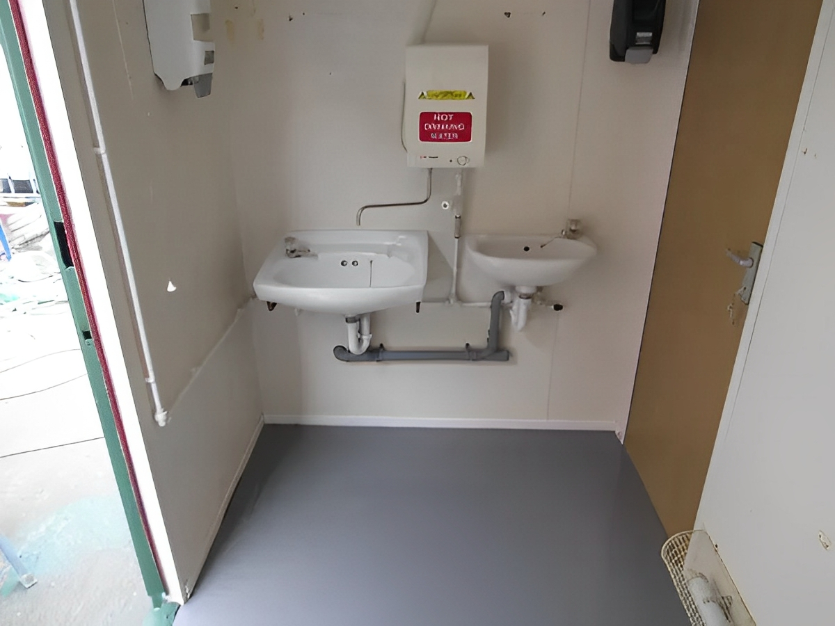 2+1 Steel Toilet Cabin 12Ft x 9Ft - Image 7