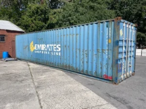 40' High Cube Shipping Container – Watertight & Airtight Storage Solution