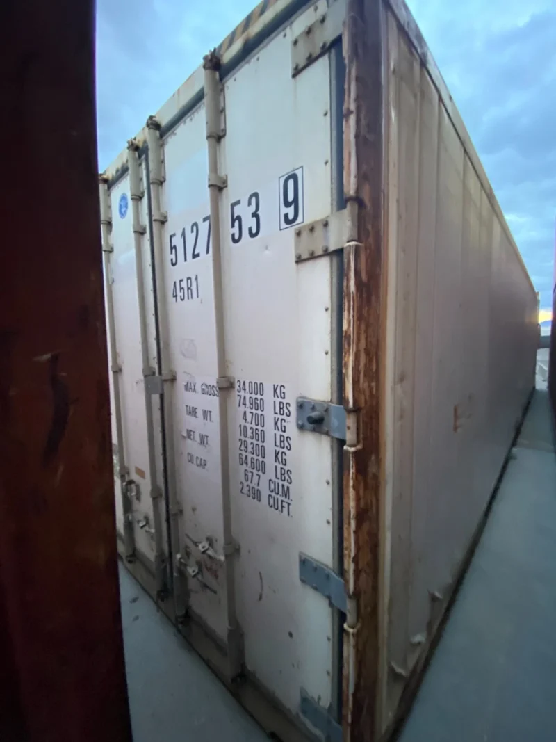 40ft High Cube Non-Working Reefer Containers - Buy Now